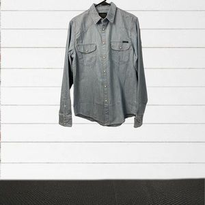 NWT Lucky Brand Mens Button-Front Dress Shirt (Size: Small)